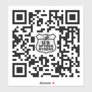 Autocollant vinyle à code QR US Spyder Ryders