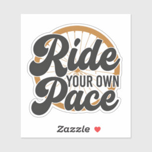 Autocollant vinyle de motivation pour vélo de rout