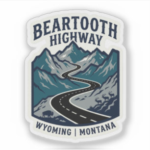Autocollant vinyle découpé sur mesure Beartooth Hi