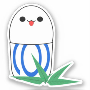 Autocollant vinyle d'œuf Balut Kawaii