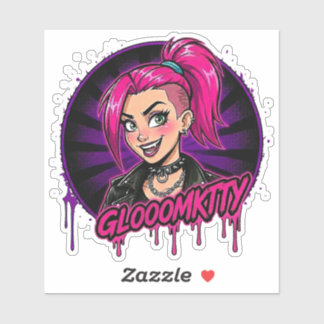 Autocollant vinyle Gloomkitty