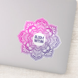 Autocollant vinyle personnalisé Aion Mandala décou