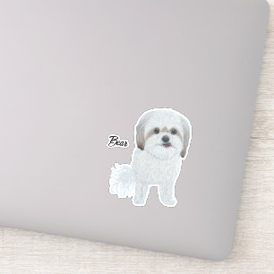 Autocollant vinyle personnalisé Malshi Bear
