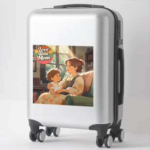 Autocollant vinyle personnalisé pour la fête des m