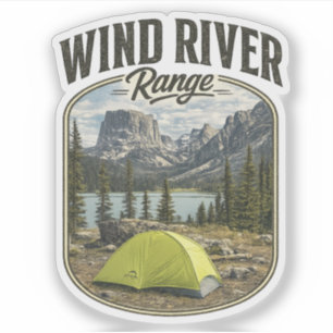 Autocollant vinyle Wind River Range