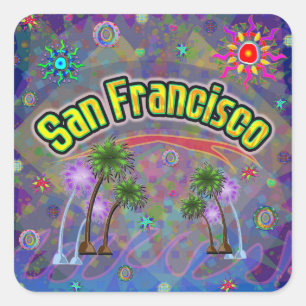 Autocollant Voyage Noble de San Francisco