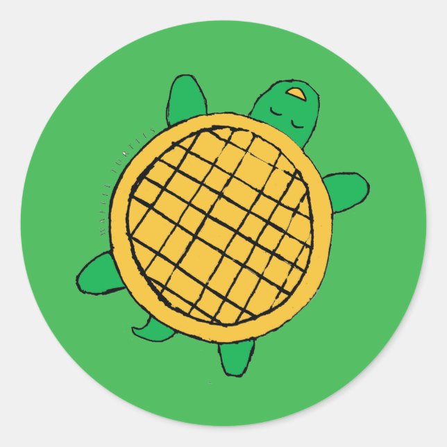 autocollant Waffle Turtles (Devant)