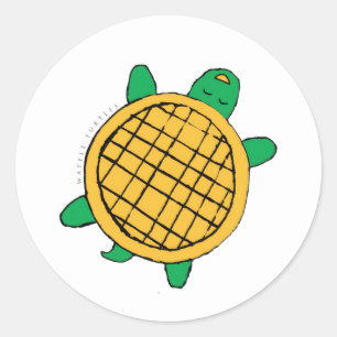 autocollant Waffle Turtles