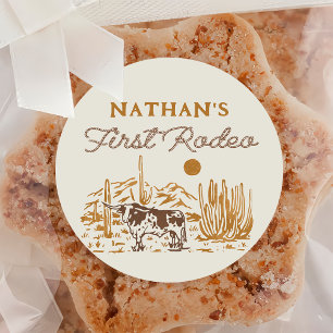 Autocollant Western Wild West Premier Rodéo 1er an