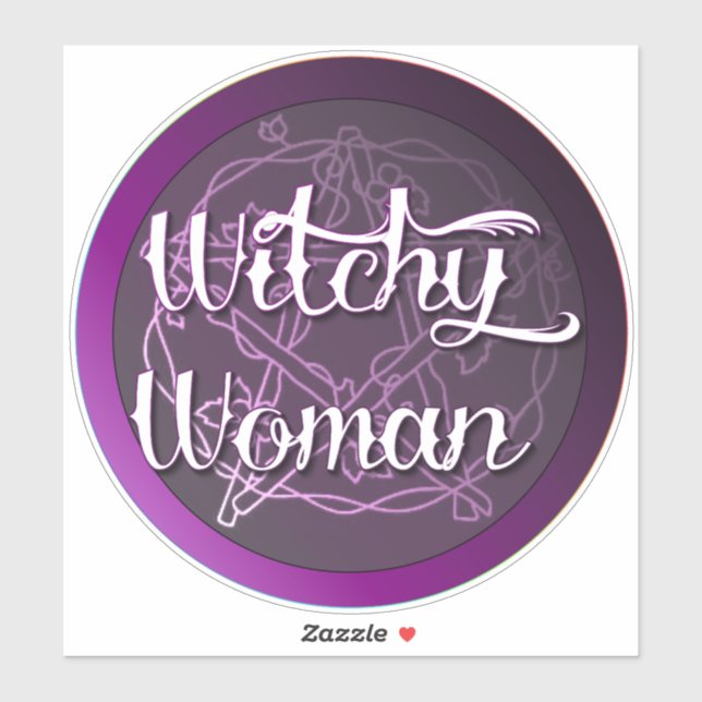 Autocollant Witchy Woman (Feuille)