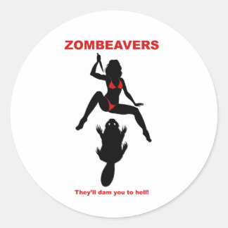 Autocollant ZOMBEAVERS
