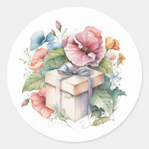 Autocollants à l'aquarelle beaux