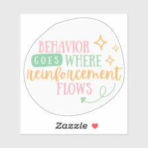 Autocollants ABA, Behavior Tech, BCBA, ABA,