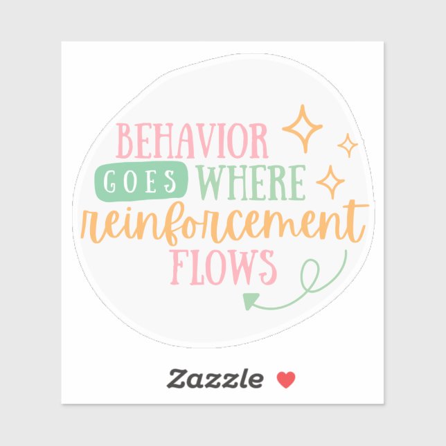 Autocollants ABA, Behavior Tech, BCBA, ABA, (Feuille)