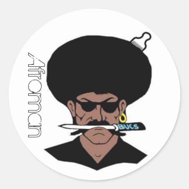 Autocollants Afroman (Grand) (Devant)