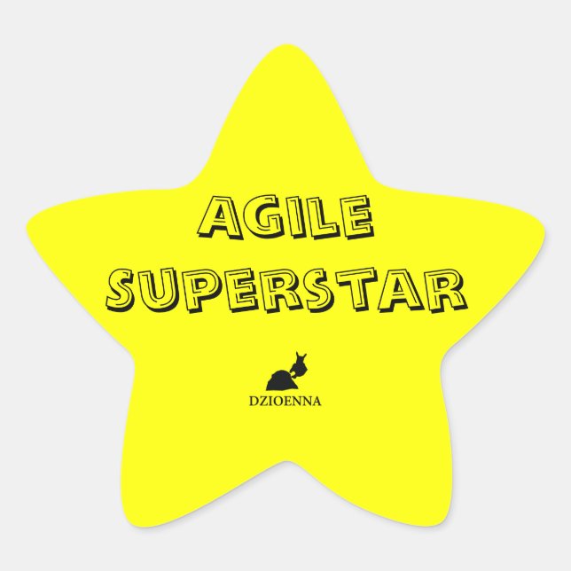 Autocollants Agile Superstar (Devant)