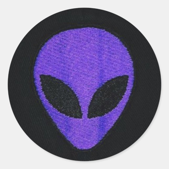 Autocollants ALIEN-PURPLE FACE (Devant)