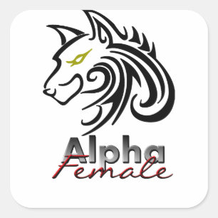 Autocollants Alpha Femme