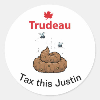 Autocollants anti-Trudeau