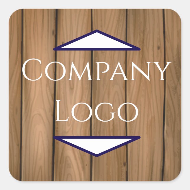 Autocollants avec logo d'entreprise personnalisé (Devant)