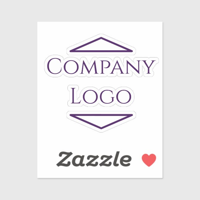 Autocollants avec logo personnalisé de l'entrepris (Feuille)