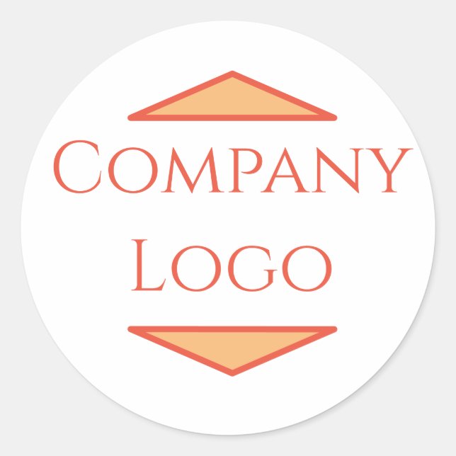 Autocollants avec logo personnalisé d'entreprise (Devant)