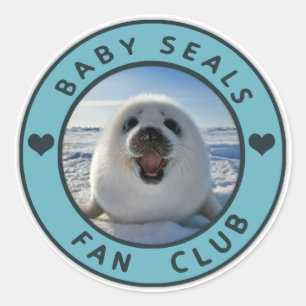 Autocollants Baby Seal Fan Club