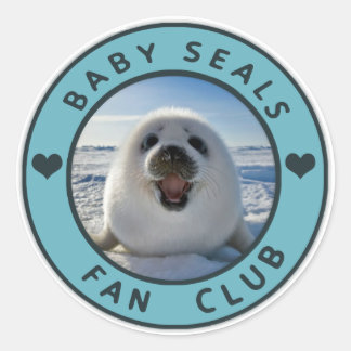Autocollants Baby Seal Fan Club