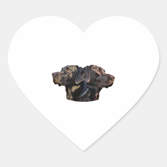 Autocollants Black Labrador (Devant)