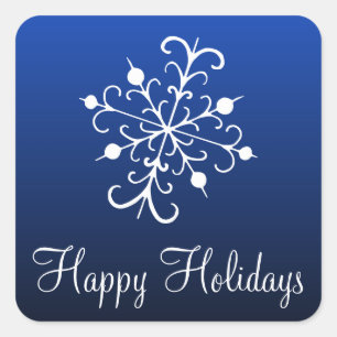 Autocollants Blue Snowflake