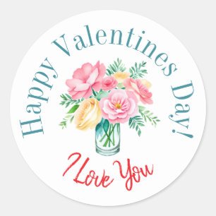 Autocollants Bonne Saint-Valentin 