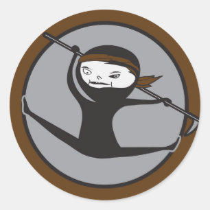 Autocollants Brown de ceinture de Ninja
