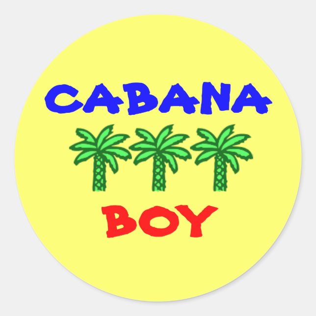 Autocollants Cabana Boy (Devant)