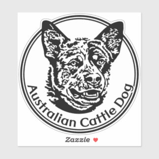 Autocollants Cattle Dog