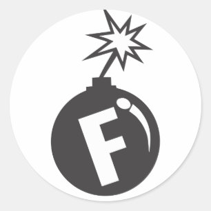 autocollants chutants de f-bombe