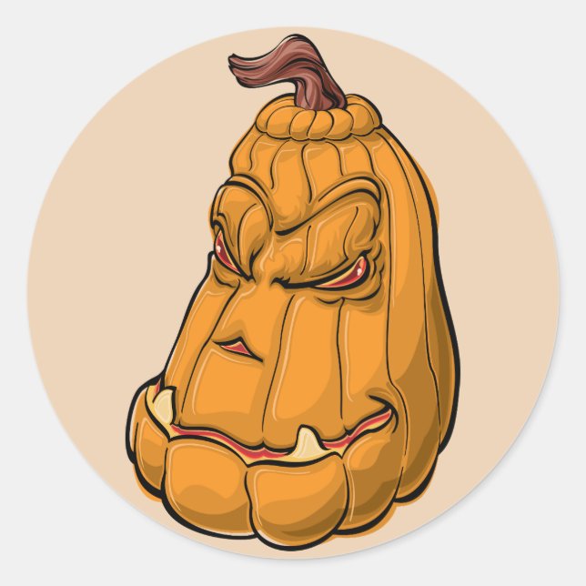 autocollants citrouilles (Devant)