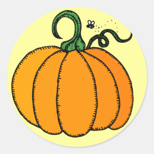 autocollants citrouilles