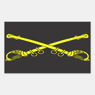 Autocollants classiques de rectangle de sabres