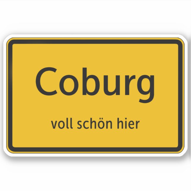 Autocollants Coburg (Devant)
