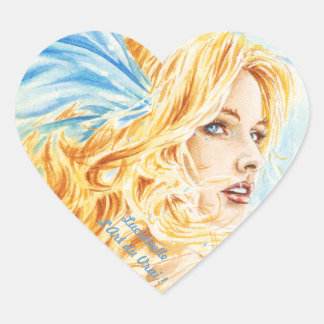 Autocollants "Coeur d'Aurore"
