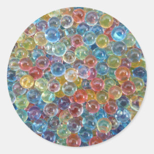 autocollants colorés de perles en verre