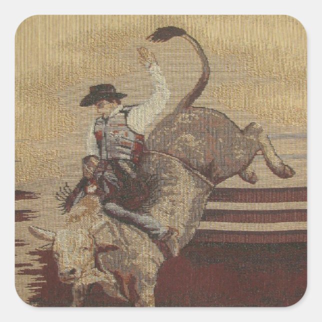 Autocollants Cowboy Up Bull Rider (Devant)