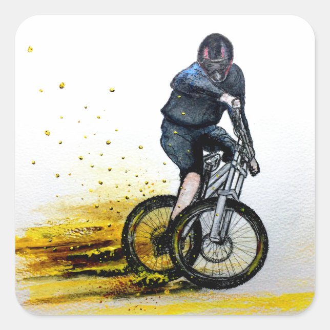 Autocollants CYCLISTES MTB VTT MX (Devant)
