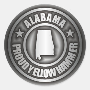 Autocollants "d'acier de l'Alabama"