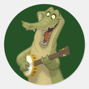Autocollants d'alligator de Banjo-Strummin'
