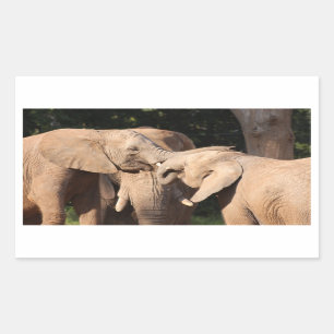 Autocollants d'amour d'éléphant