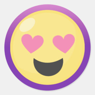 Autocollants d'amour d'Ombre Emoji