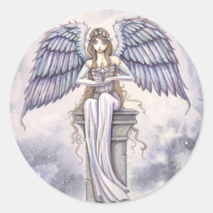 Autocollants d'ange par Molly Harrison Fantasy Art