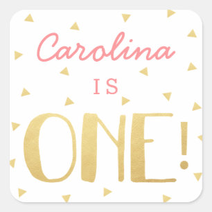 Autocollants d'anniversaire de triangles de