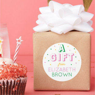 Autocollants d'anniversaire pour filles personnali